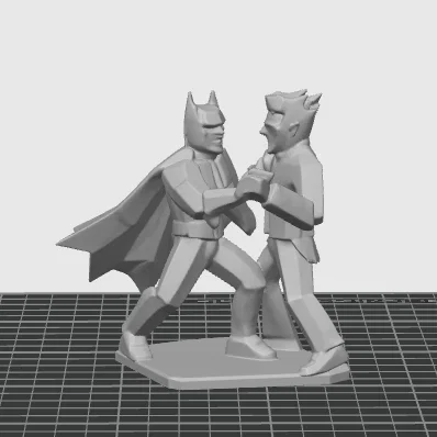 Mô hình Batman và Joker nhảy múa