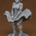 Mô hình Mecha Marilyn Monroe 9cm - Tuyệt phẩm trang trí in 3D - Thumbnail 1