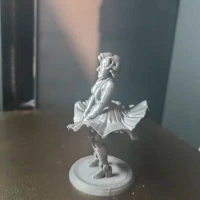 Mô hình Mecha Marilyn Monroe 9cm - Tuyệt phẩm trang trí in 3D