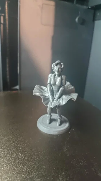 Mô hình Mecha Marilyn Monroe 9cm - Tuyệt phẩm trang trí in 3D - Image 3