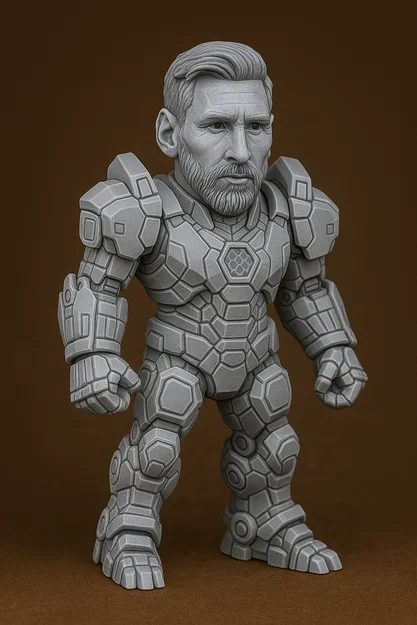 Mô hình 3D Mecha Lionel Messi độc đáo cho người hâm mộ - Image 1