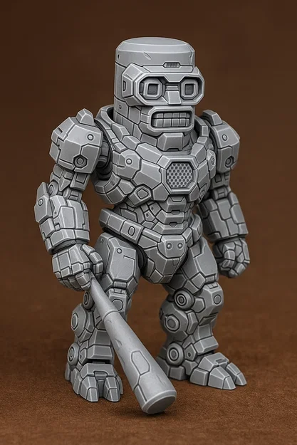 Mô hình robot Mecha Tung Tung Sahur độc đáo in 3D - Image 1