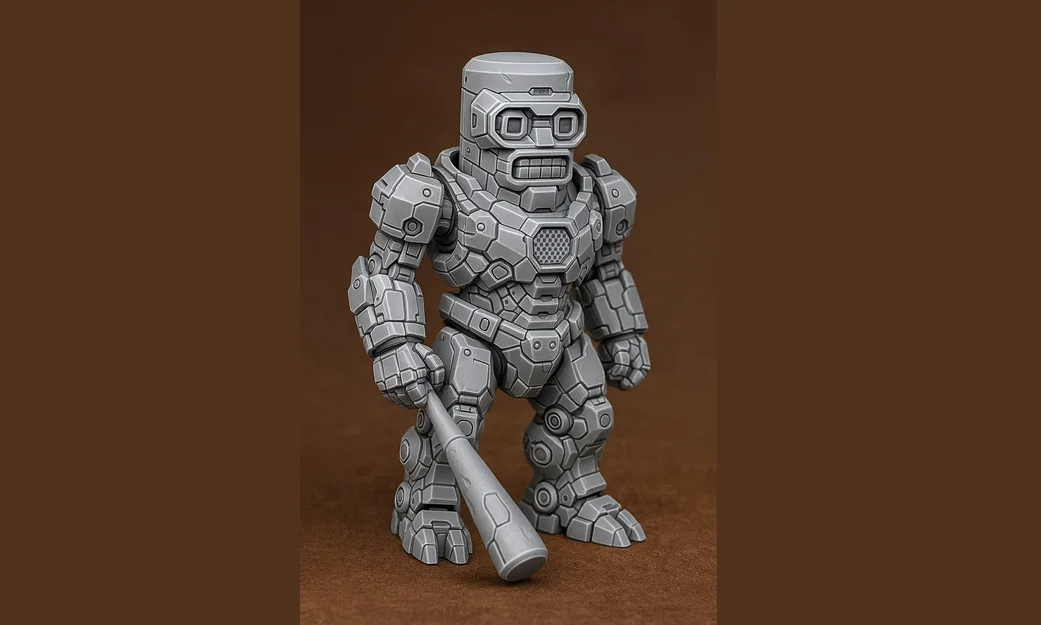 Mô hình robot Mecha Tung Tung Sahur độc đáo in 3D - Image 4