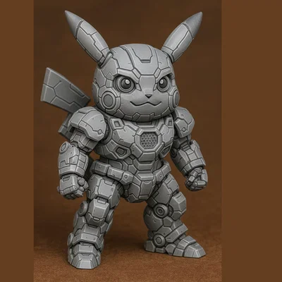 Mô hình Mecha Pikachu - Chiến binh Robot Pokemon 3D cực ngầu
