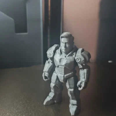 Mô hình Mecha Elon Musk 9cm - Đồ trang trí in 3D độc đáo