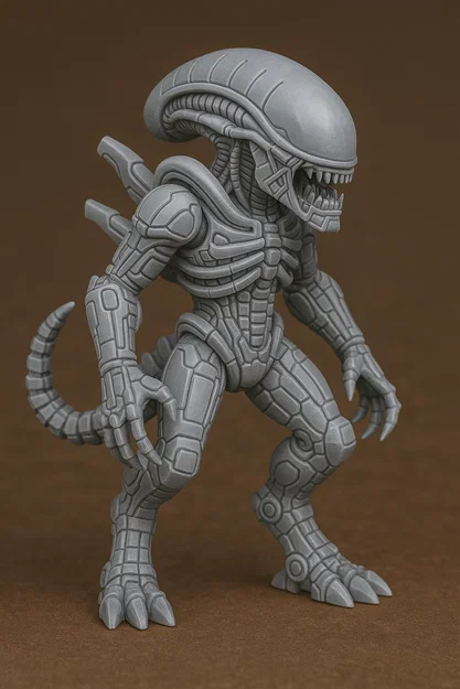 Mô hình Mecha Alien (Xenomorf) 9cm độc đáo cho fan sci-fi - Image 1