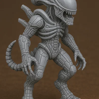 Mô hình Mecha Alien (Xenomorf) 9cm độc đáo cho fan sci-fi
