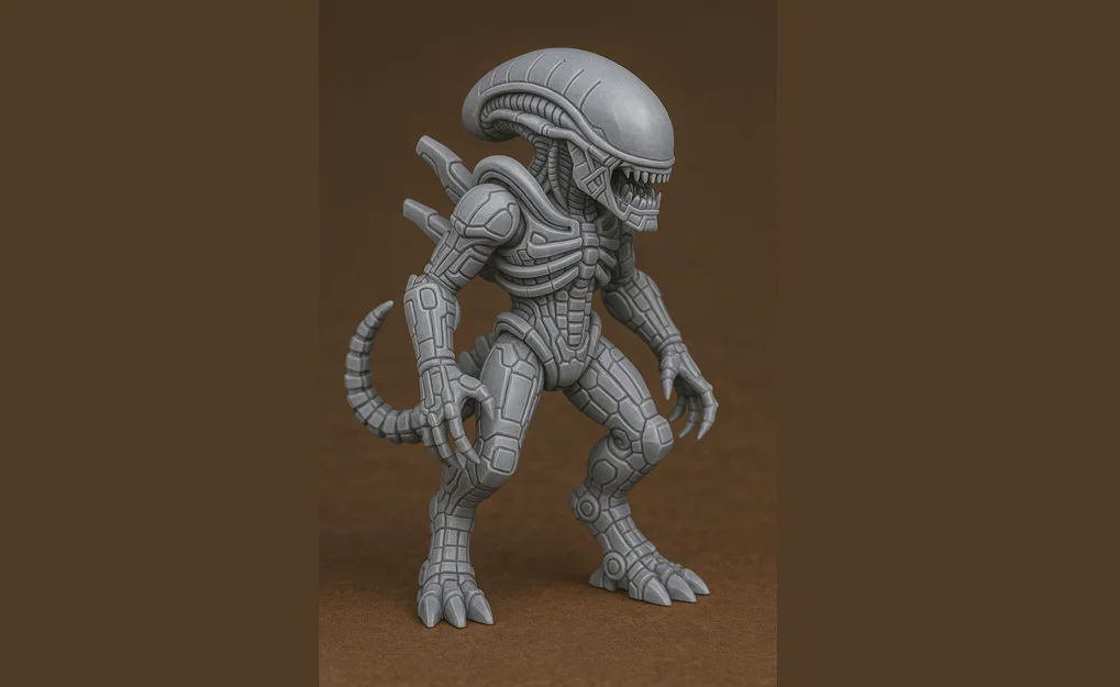 Mô hình Mecha Alien (Xenomorf) 9cm độc đáo cho fan sci-fi - Image 3