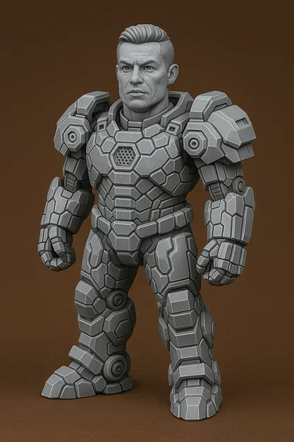 Mô hình Mecha Cristiano Ronaldo in 3D độc đáo cho fan bóng đá - Image 1