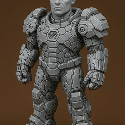 Mô hình Mecha Cristiano Ronaldo in 3D độc đáo cho fan bóng đá
