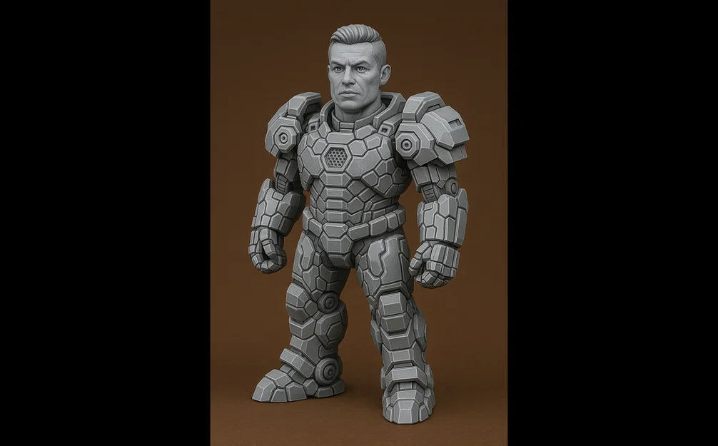 Mô hình Mecha Cristiano Ronaldo in 3D độc đáo cho fan bóng đá - Image 4