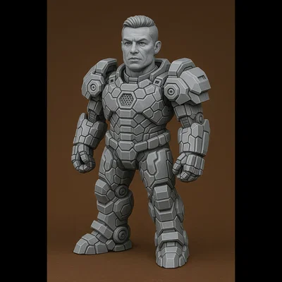 Mô hình Mecha Cristiano Ronaldo in 3D độc đáo cho fan bóng đá