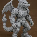 Mô hình 3D Mecha Charizard phong cách Robot cực chất - Thumbnail 1