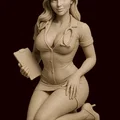 Mô hình cô y tá xinh đẹp (Sexy Nurse) - Tượng trang trí 3D đầy cuốn hút - Thumbnail 1