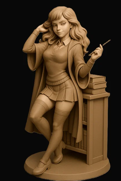 Mô hình 3D Hermione Granger 11cm trang trí cực chất - Image 1
