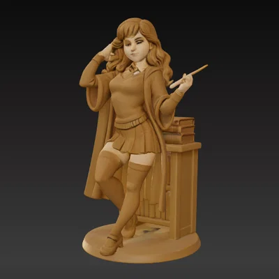 Mô hình 3D Hermione Granger 11cm trang trí cực chất