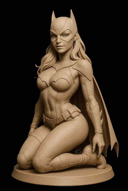 Mô hình Batgirl 10cm - Tượng DC Comics trang trí in 3D cực đẹp - Image 1