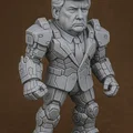 Mô hình Mecha Donald Trump - Tượng Robot Mini độc đáo - Thumbnail 1