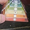 Mô hình tháp Chakra 3D - Vật phẩm trang trí bàn làm việc nghệ thuật - Thumbnail 1