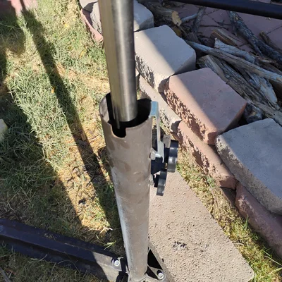 Bộ chuyển đổi cán cờ 1 inch sang chân đế 2 inch (Flag pole Adapter)