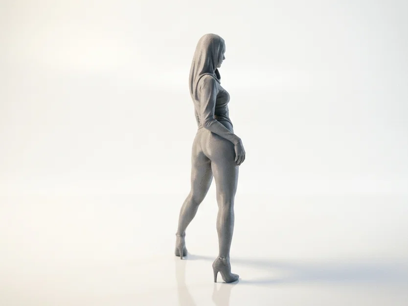 Mô hình tượng nữ giới Hijab Beauty in 3D - Image 3