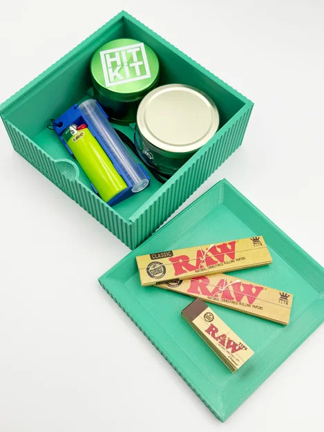 Hộp Đựng Stash Box Có Khay Cuốn (Tray Top Stash Box) - Image 5