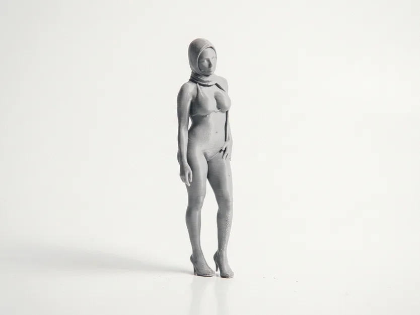 Mô Hình Tượng Nữ Hijab Bikini In 3D Độc Đáo - Image 2