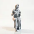 Mô hình tượng phụ nữ đội khăn Hijab - File in 3D tinh tế - Thumbnail 2
