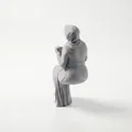 Mô hình tượng phụ nữ đội khăn Hijab - File in 3D tinh tế - Thumbnail 4