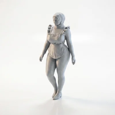 Mô Hình Figurine Nữ Nhân Vật Hijab In 3D Độc Đáo