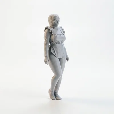 Mô Hình Figurine Nữ Nhân Vật Hijab In 3D Độc Đáo