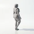 Mô Hình Figurine Nữ Nhân Vật Hijab In 3D Độc Đáo - Thumbnail 3