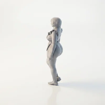 Mô Hình Figurine Nữ Nhân Vật Hijab In 3D Độc Đáo