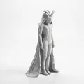 Mô hình Figurine 3D Nữ Nhân Đeo Mặt Nạ Sừng Fantasy - Thumbnail 2