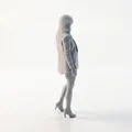 Mô hình tượng nữ mặc áo khoác (Jacket Lady) – File in 3D - Thumbnail 3