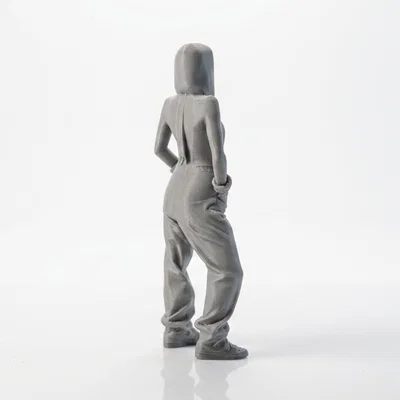 Tượng Nữ Mặc Jeans Phong Cách Hiện Đại - Mô Hình In 3D