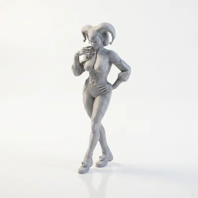 Mô Hình Nhân Vật Nữ Jester Figurine - Tệp In 3D Sắc Nét