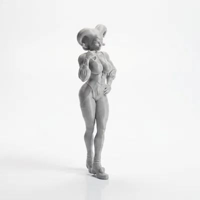Mô Hình Nhân Vật Nữ Jester Figurine - Tệp In 3D Sắc Nét
