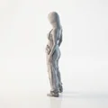 Mô hình tượng nữ mặc Jumpsuit (Jumpsuit Lady Figurine) in 3D - Thumbnail 4