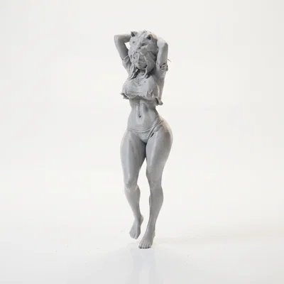 Mô hình tượng Jungle Babe Female Figure (STL 3D)