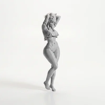 Mô hình tượng Jungle Babe Female Figure (STL 3D)