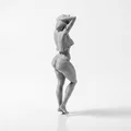Mô hình tượng Jungle Babe Female Figure (STL 3D) - Thumbnail 3