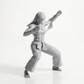 Mô hình 3D Võ Sĩ Karate Nữ - Tượng Võ Thuật Sắc Nét - Thumbnail 2
