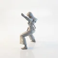 Mô hình 3D Võ Sĩ Karate Nữ - Tượng Võ Thuật Sắc Nét - Thumbnail 4