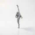Mô hình 3D Nữ Võ Sĩ Karate In ấn được - Thumbnail 4