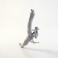 Mô hình 3D Nữ Võ Sĩ Karate Thực Hiện Cú Đá Cao - Thumbnail 1