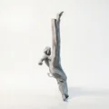 Mô hình 3D Nữ Võ Sĩ Karate Thực Hiện Cú Đá Cao - Thumbnail 3