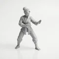Mô hình Nữ Võ sĩ Karate 3D - Tượng võ thuật in ấn chất lượng cao - Thumbnail 1