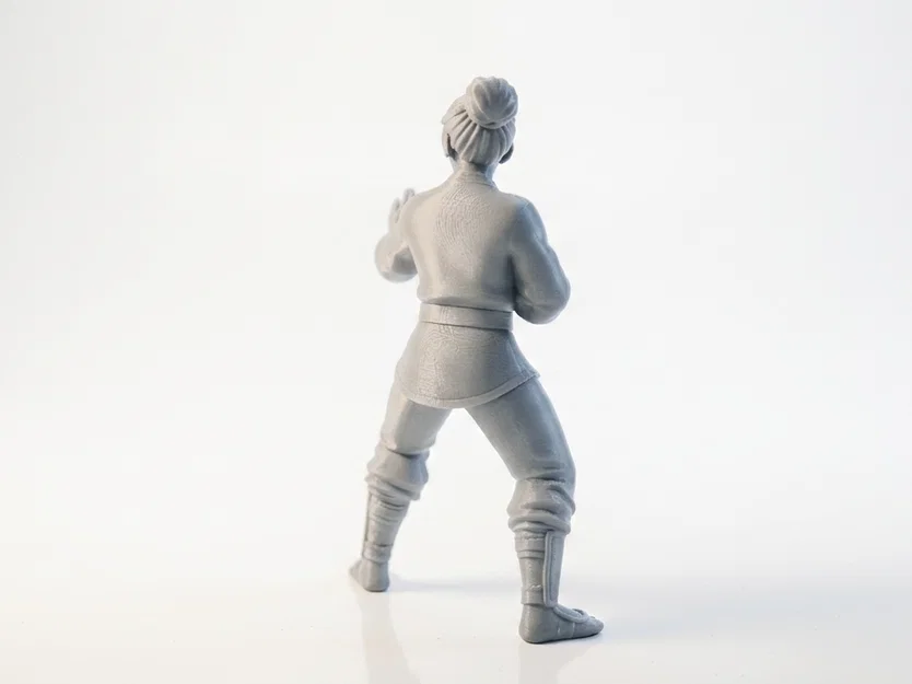 Mô hình Nữ Võ sĩ Karate 3D - Tượng võ thuật in ấn chất lượng cao - Image 3