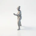 Mô hình Nữ Võ sĩ Karate 3D - Tượng võ thuật in ấn chất lượng cao - Thumbnail 4